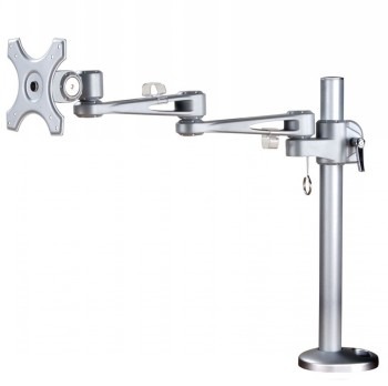 NEOMOUNTS FLAT SCREEN DESK MOUNT (GROMMET) 1 SCREEN SILVER