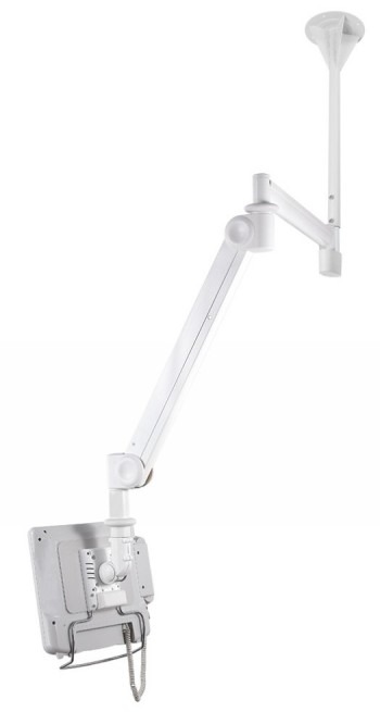 NEOMOUNTS MEDICAL FLAT SCREEN CEILING MOUNT (162 CM LONG/170 CM HIGH) BOX 1/2 1 SCREEN WHITE