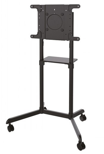 NEOMOUNTS MOBILE FLAT SCREEN FLOOR STAND (HEIGHT: 160 CM) 1 SCREEN BLACK