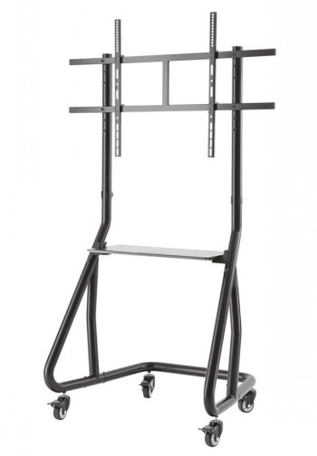 NEOMOUNTS MOBILE FLAT SCREEN FLOOR STAND (STAND+TROLLEY) (HEIGHT: 152-169 CM) 1 SCREEN BLACK