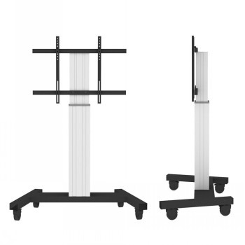 NEOMOUNTS MOTORISED MOBILE FLOOR STAND - VESA 200X200 UP TO 800X600 1 SCREEN SILVER