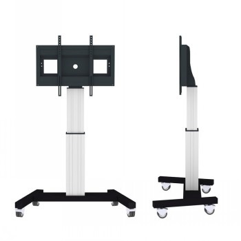 NEOMOUNTS MOTORISED MOBILE FLOOR STAND - VESA 200X200 UP TO 800X600 1 SCREEN SILVER