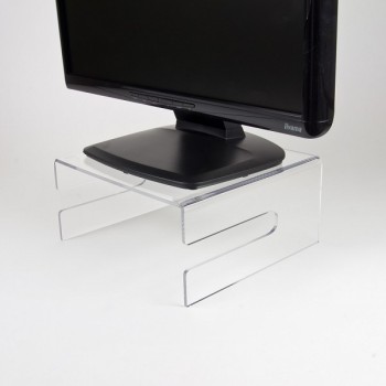 NEOMOUNTS ACRYLIC MONITOR RISER (FIXED MODEL) 1 SCREEN TRANSPARENT