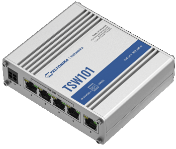 TELTONIKA TSW101 POE+ IOT SWITCH 5X10/100/1000 RJ45