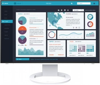 EIZO FLEXSCAN EV2495 24.1" WUXGA IPS 16:10/DP/HDMI/USB-C(70W)/RJ45/5Y WT