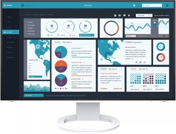 EIZO FLEXSCAN EV2795 27" QHD IPS/DP/HDMI/USB-C(70W)/RJ45/5Y WT