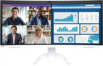 EIZO FLEXSCAN EV3450XC 34.1" 1440 IPS 21:9/DP/HDMI/USB-C(94W)/RJ45/WEBCAM/5Y WT