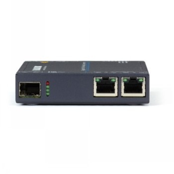 BLACK BOX LGC5200 SERIES GIGABIT ETHERNET (1000-MBPS) POE+ MEDIA CONVERTER - (2) 10/100/1000-MBPS COPPER TO 100/1000-MBPS FIBER SFP