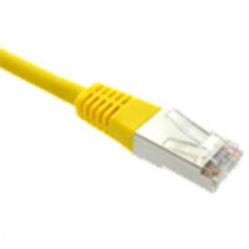 BLACK BOX GIGATRUE® CAT6A 550-MHZ STRANDED ETHERNET PATCH CABLE - SHIELDED (S/FTP), LSZH, SNAGLESS BOOT, YELLOW, 10-M (32.8-FT.)