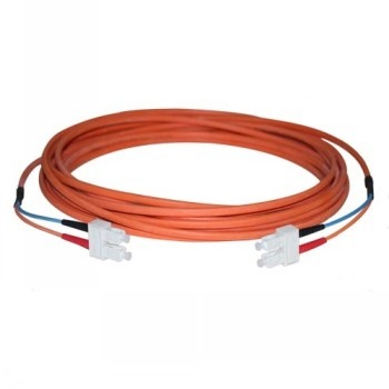 BLACK BOX PREMIUM OM2 50/125 MULTIMODE FIBER OPTIC PATCH CABLE - RUGGEDIZED, LSZH, ST-ST, ORANGE, 5-M (16.4-FT.)
