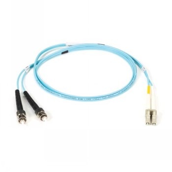 BLACK BOX PREMIUM OM3 50/125 MULTIMODE FIBER OPTIC PATCH CABLE - LSZH, SC-SC, AQUA, 10-M (32.8-FT.)
