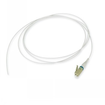 BLACK BOX  OM3 50/125 MULTIMODE FIBER OPTIC PIGTAIL - INDOOR, LSZH, SINGLE-STRAND, ST-ST, WHITE, 1-M (3.2-FT.)