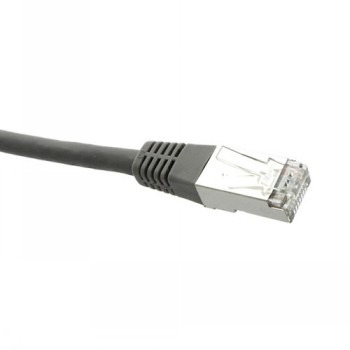 BLACK BOX GIGATRUE® CAT6 550-MHZ STRANDED ETHERNET PATCH CABLE - SHIELDED (S/FTP), LSZH, MOLDED BOOT, GRAY, 1.5-M (5-FT.)