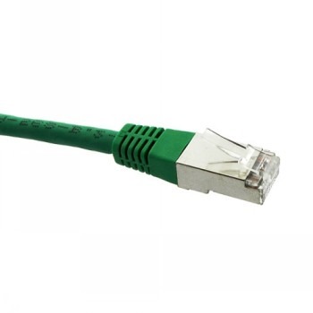 BLACK BOX GIGATRUE® CAT6 550-MHZ STRANDED ETHERNET PATCH CABLE - SHIELDED (S/FTP), LSZH, MOLDED BOOT, GREEN, 10-M (32.8-FT.)
