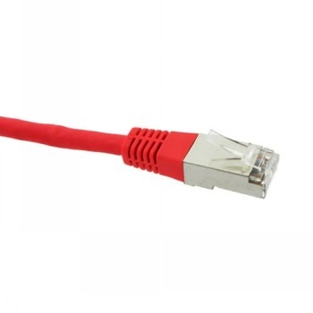 BLACK BOX GIGATRUE® CAT6 550-MHZ STRANDED ETHERNET PATCH CABLE - SHIELDED (S/FTP), LSZH, MOLDED BOOT, RED, 3-M (9.8-FT.)