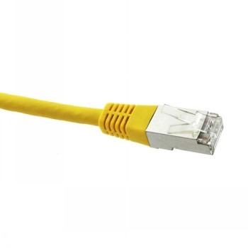 BLACK BOX GIGATRUE® CAT6 550-MHZ STRANDED ETHERNET PATCH CABLE - SHIELDED (S/FTP), LSZH, MOLDED BOOT, YELLOW, 2-M (6.5-FT.)
