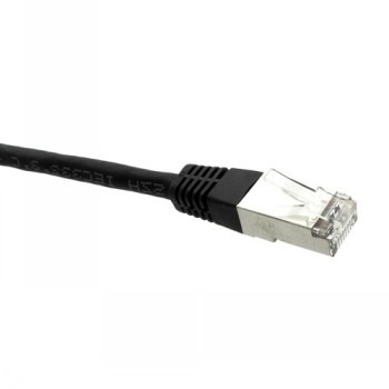BLACK BOX GIGATRUE® CAT6 550-MHZ STRANDED ETHERNET PATCH CABLE - SHIELDED (S/FTP), LSZH, MOLDED BOOT, BLACK, 7.5-M (24.6-FT.)