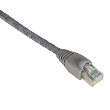 BLACK BOX GIGATRUE® CAT6 550-MHZ SNAGLESS STRANDED ETHERNET PATCH CABLE - UNSHIELDED (UTP), CM PVC (RJ45 M/M), GRAY, 30-FT. (9.1-M)