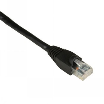 BLACK BOX GIGATRUE® CAT6 550-MHZ SNAGLESS STRANDED ETHERNET PATCH CABLE - UNSHIELDED (UTP), CM PVC (RJ45 M/M), BLACK, 7-FT. (2.1-M)