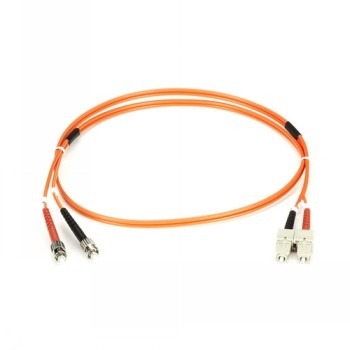 BLACK BOX CONNECT OM2 50/125 MULTIMODE FIBER OPTIC PATCH CABLE - LSZH, LC-LC, ORANGE, 5-M (16.4-FT.)