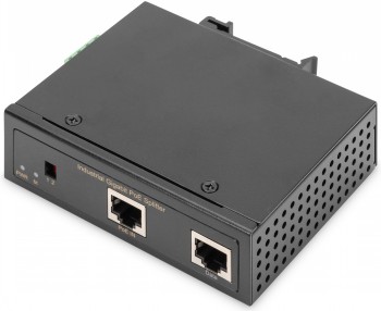 DIGITUS INDUSTRIAL GIGABIT POE++ SPLITTER, 802.3BT SELECTABLE POWER OUTPUT: 12VDC,16VDC,24VDC,48VDC