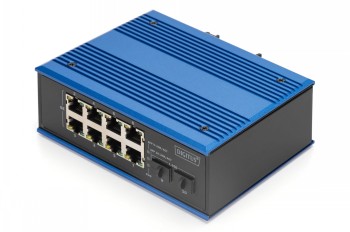 DIGITUS INDUSTRIAL 8+2-PORT GIGABIT ETHERNET SWITCH 8-PORT GE RJ 54, 2 GE SFP PORT