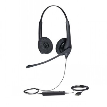 JABRA BIZ 1500 USB DUO, NOICE-CANCELLING, WIDEBAND, MICROPHONE BOOM: FLEXIBLE, FOR IP-TELEPHONY