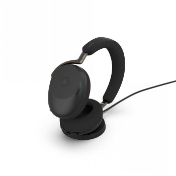 JABRA EVOLVE3 85, UC, LINK390C, BLACK,WLC CHRG